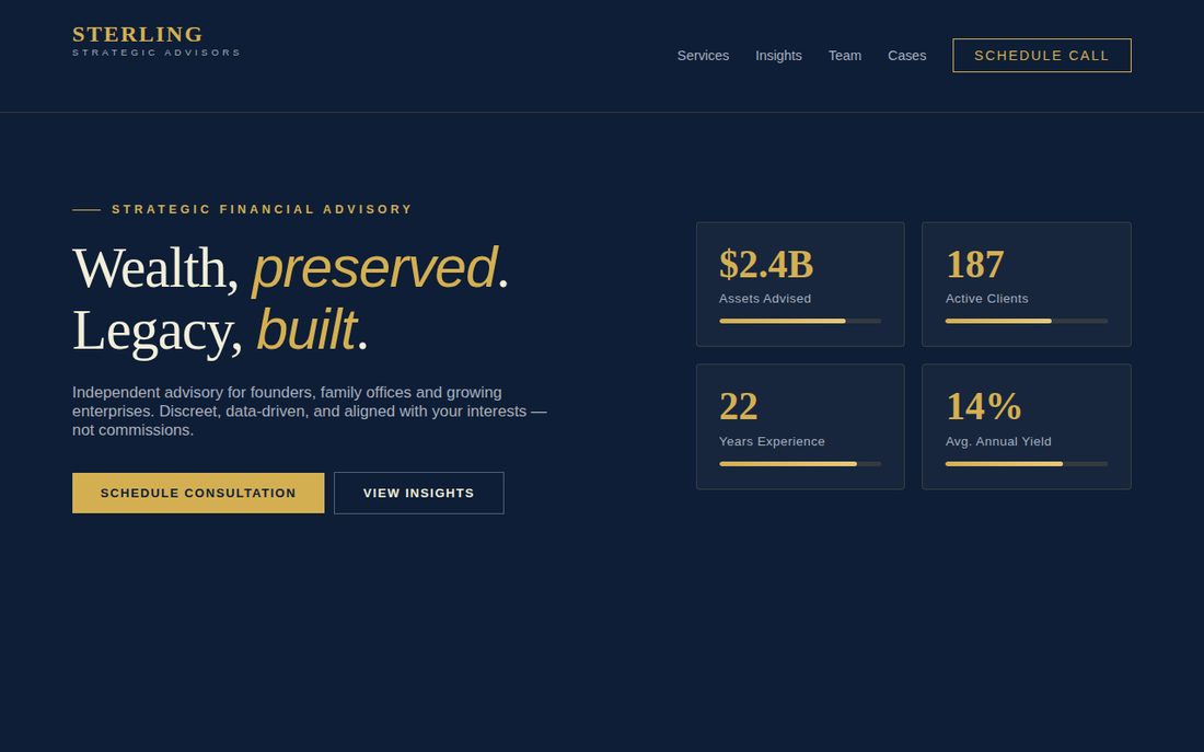 Professional Services demo